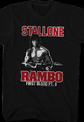 First Blood Part II Rambo T-Shirt