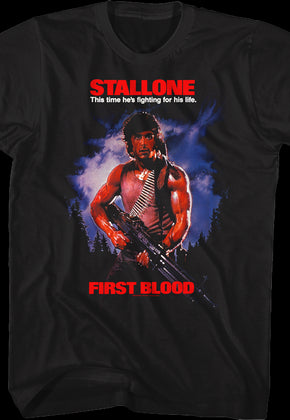 First Blood Poster Rambo T-Shirt