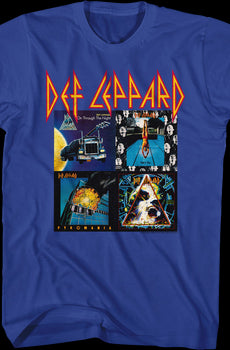 First Four Album Covers Def Leppard T-Shirt