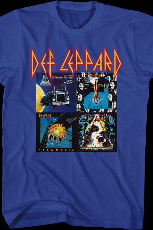 First Four Album Covers Def Leppard T-Shirtmain product image