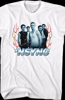 Flames NSYNC Shirt