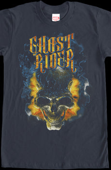 Flaming Skull Ghost Rider T-Shirt