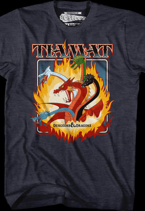 Flaming Tiamat Dungeons & Dragons T-Shirt