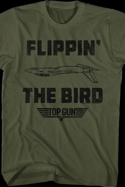 Flippin' The Bird Top Gun T-Shirtmain product image