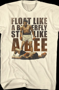 Float Like A Butterfly Sting Like A Bee Muhammad Ali T-Shirt