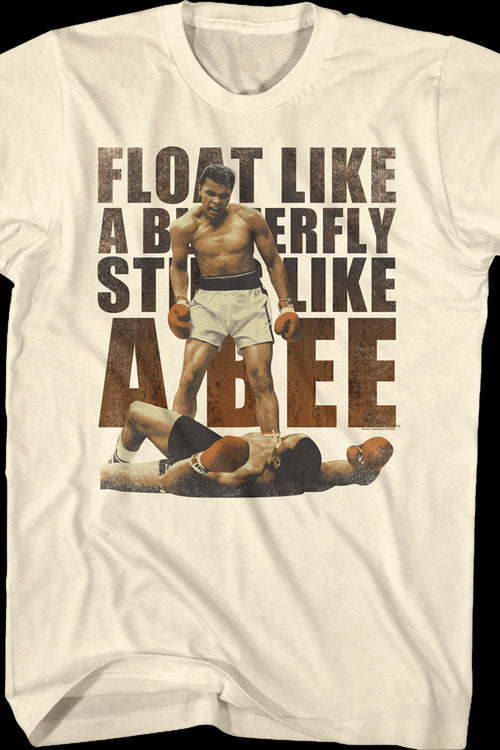 Float Like A Butterfly Sting Like A Bee Muhammad Ali T-Shirtmain product image