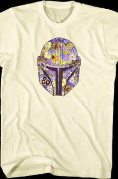 Floral Helmet Mandalorian Star Wars T-Shirt