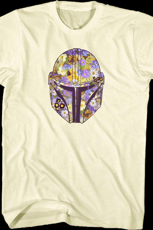 Floral Helmet Mandalorian Star Wars T-Shirtmain product image