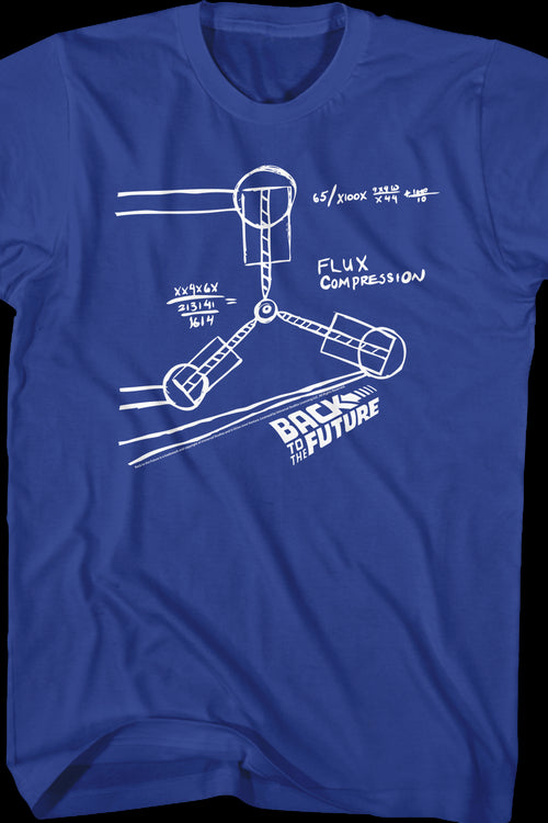 Flux Capacitor Sketch Back To The Future T-Shirtmain product image
