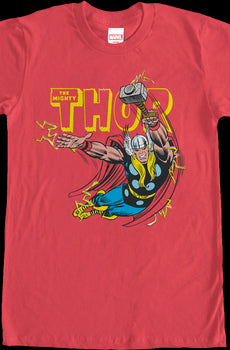 Flying God of Thunder Thor T-Shirt