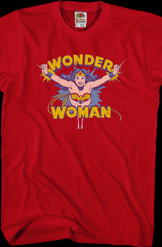 Flying Wonder Woman DC Comics T-Shirt