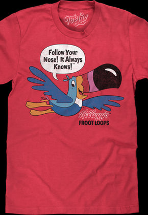 Toucan Sam Follow Your Nose Froot Loops T-Shirt
