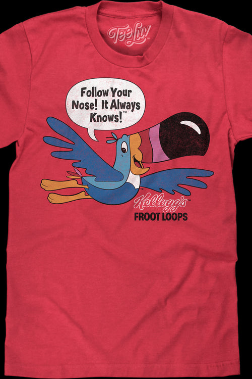 Toucan Sam Follow Your Nose Froot Loops T-Shirtmain product image