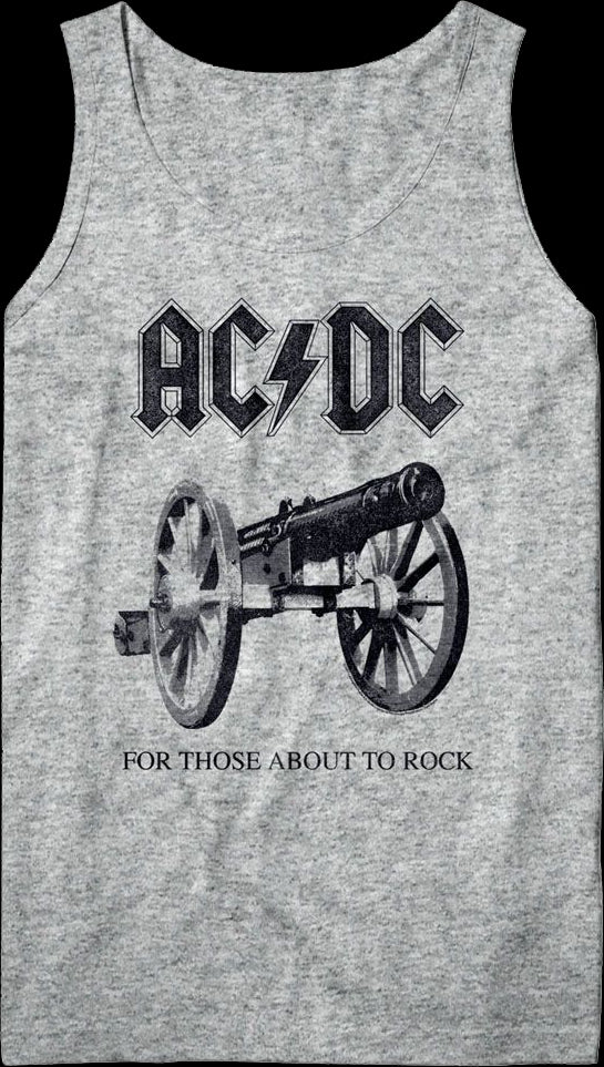 For Those About To Rock ACDC Tank Top