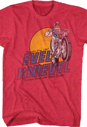 Fountain Jump Evel Knievel T-Shirt