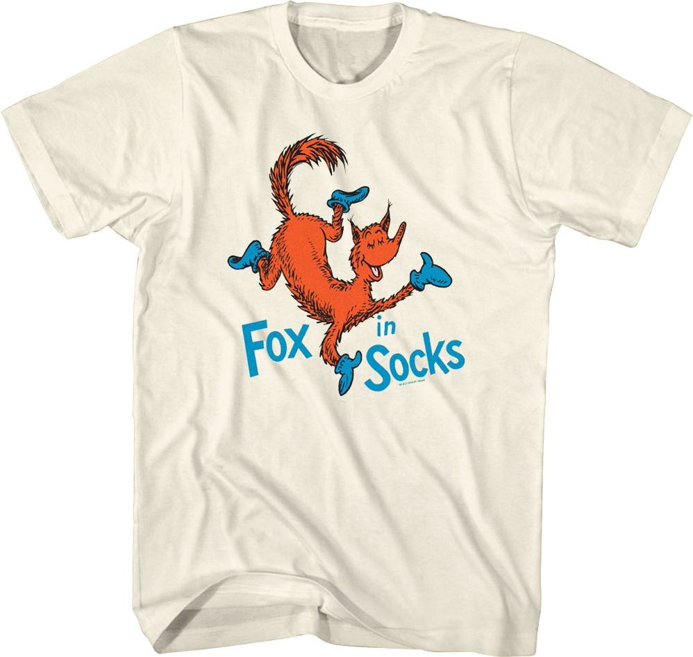 Fox In Socks Seuss T-Shirt - Main Image