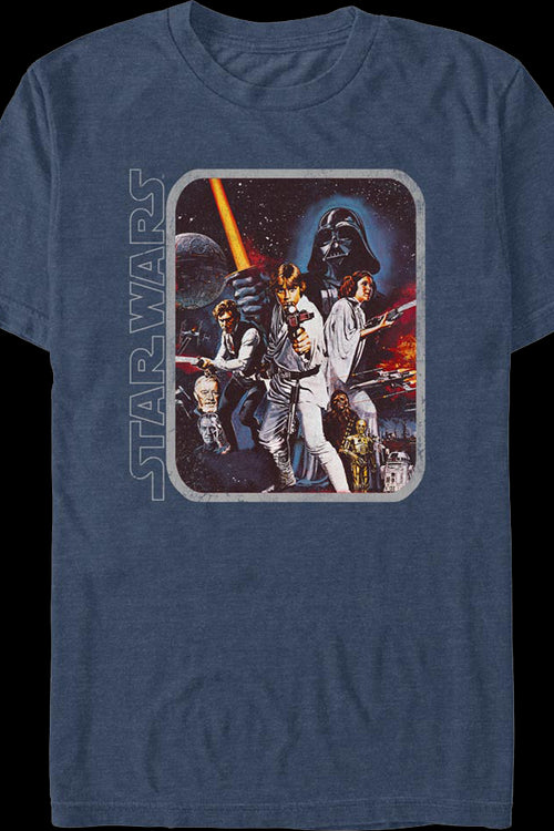 Framed Episode IV Poster Star Wars T-Shirtmain product image