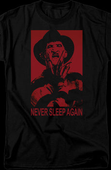 Freddy Krueger Never Sleep Again Nightmare On Elm Street T-Shirt