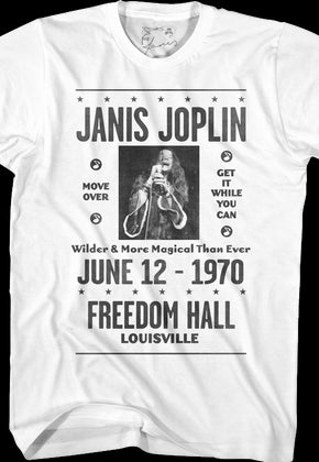 Freedom Hall Janis Joplin T-Shirt