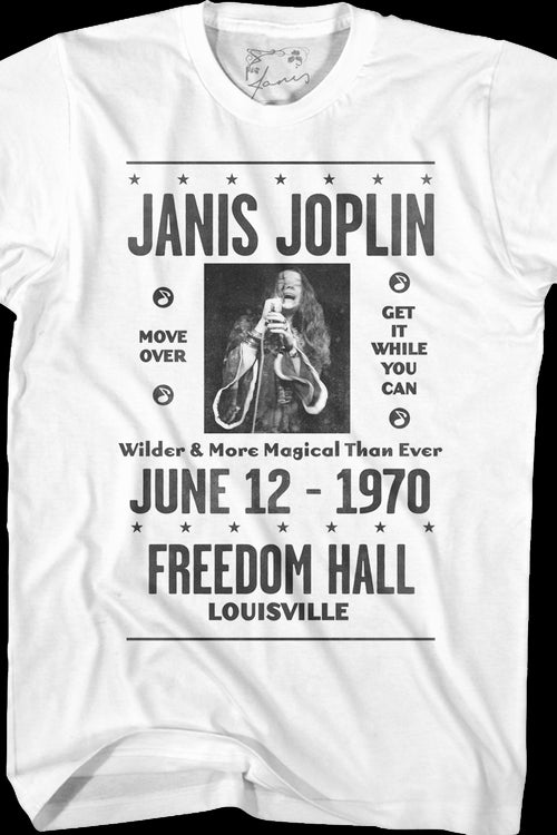 Freedom Hall Janis Joplin T-Shirtmain product image