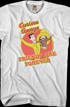 Friends Are Forever Curious George T-Shirt