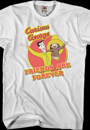 Friends Are Forever Curious George T-Shirt