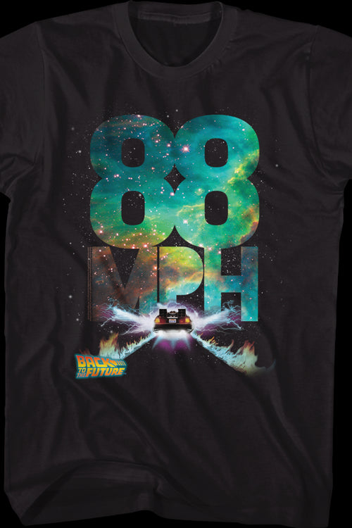 Galactic 88 Miles Per Hour Back To The Future T-Shirtmain product image