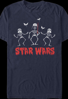 Galactic Empire Skeletons Star Wars T-Shirt