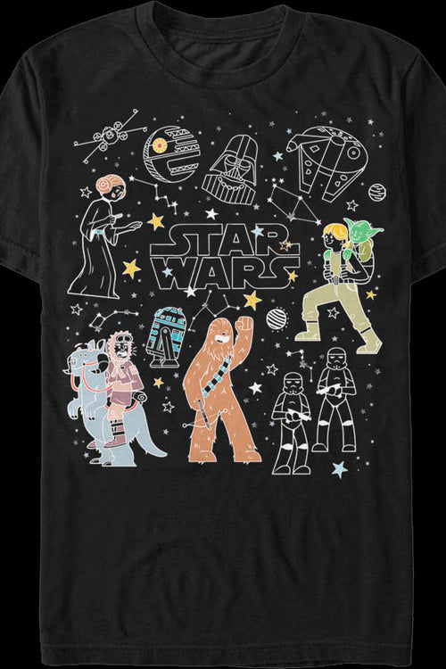 Galaxy Far Far Away Star Wars T-Shirtmain product image