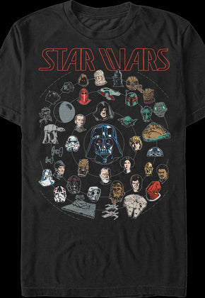 Galactic Rotation Star Wars T-Shirt