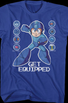 Get Equipped Mega Man T-Shirt
