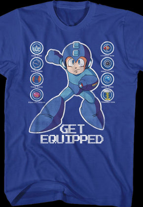 Get Equipped Mega Man T-Shirt