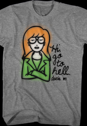 Go To Hell Daria T-Shirt