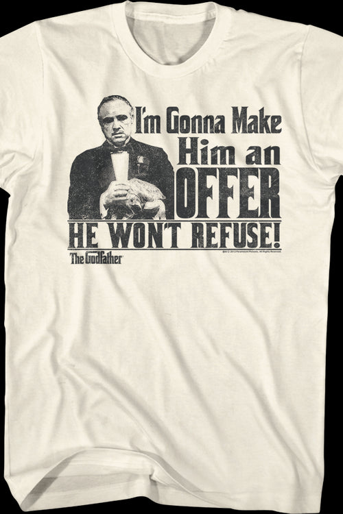 Godfather An Offer He Can't Refuse T-Shirtmain product image