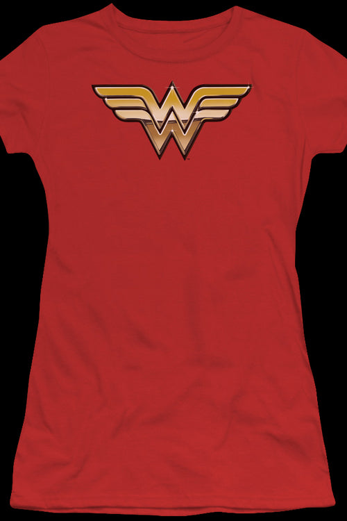 Ladies Golden Logo Wonder Woman T-Shirtmain product image