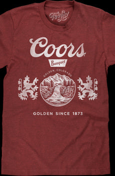 Golden Since 1873 Coors T-Shirt