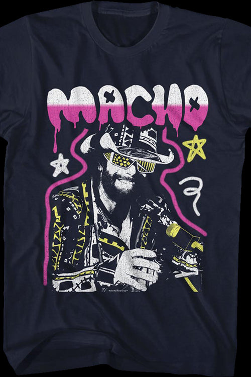 Graffiti Macho Man Randy Savage T-Shirtmain product image
