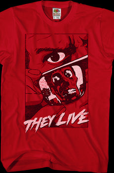 Graphic Poster They Live T-Shirt