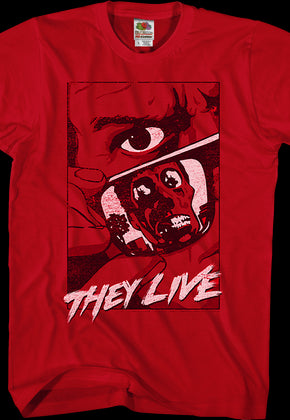 Graphic Poster They Live T-Shirt