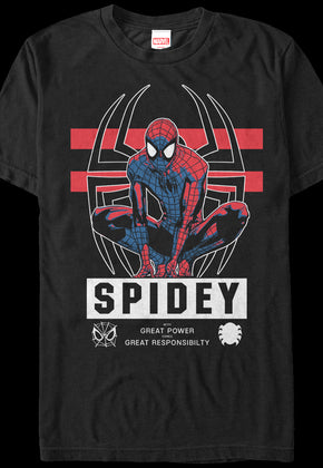 Great Responsibility Spider-Man T-Shirt