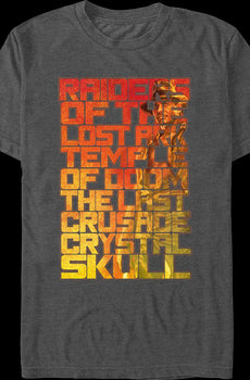 Greatest Adventures Indiana Jones T-Shirt