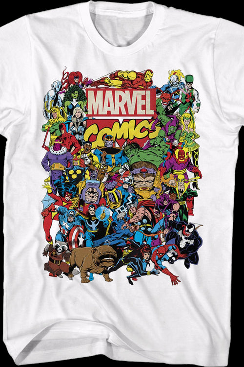 Greatest Characters Collage Marvel Comics T-Shirtmain product image
