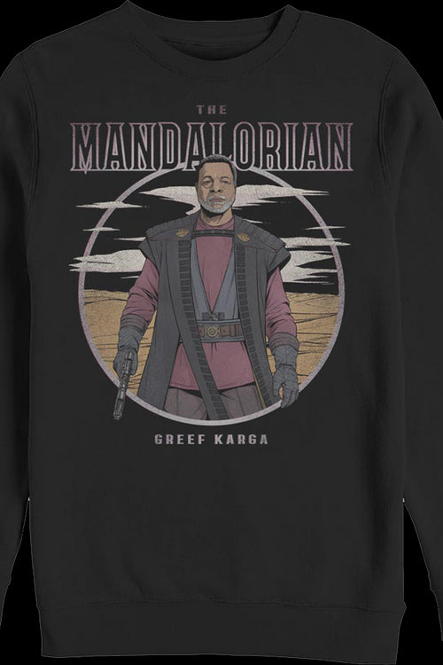 Greef Karga Illustration The Mandalorian Star Wars Sweatshirtmain product image
