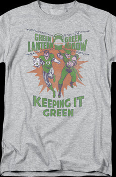 Green Lantern And Green Arrow Keeping It Green DC Comics T-Shirt