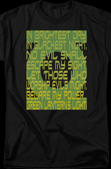 Green Lantern Oath DC Comics T-Shirt