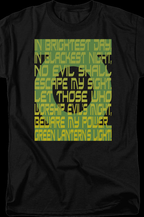 Green Lantern Oath DC Comics T-Shirtmain product image
