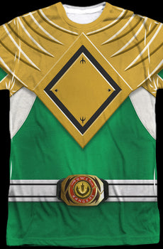 Green Ranger Sublimation Costume Shirt