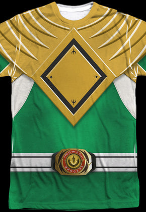 Green Ranger Sublimation Costume Shirt