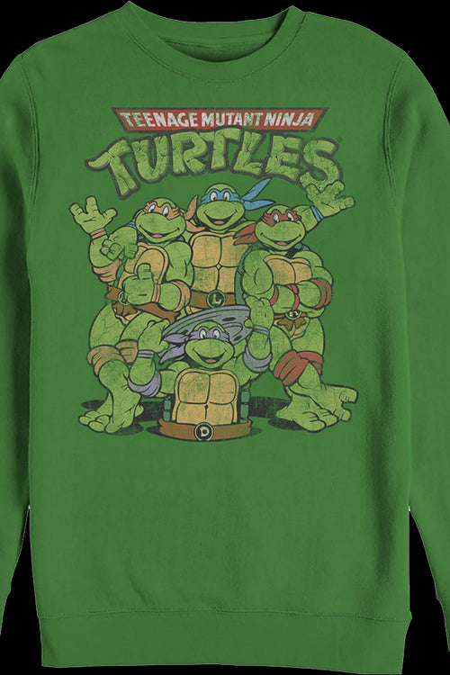 Green Teenage Mutant Ninja Turtles Sweatshirtmain product image