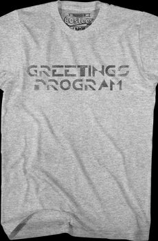 Greetings Program Tron T-Shirt